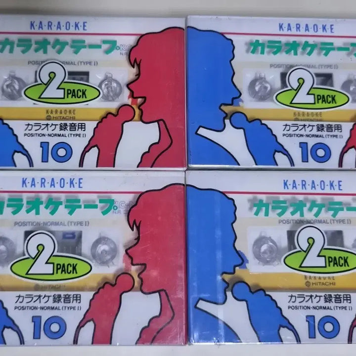 [BUNJANG] Blank Cassette Tapes (Unsealed) - 8 Pack (2 Tapes per Pack) / 10분 공테이프 (미개봉 카세트테이프) 2장 4팩 총 8장