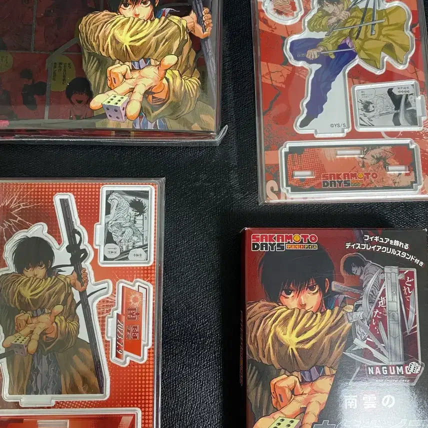 [BUNJANG] Sakamoto Days Nagumo Yoichi Birthday Diorama Acrylic &amp; Art Acrylic Block Bundle Set / 사카모토 데이즈 사카데이 나구모 요이치 굿즈 일괄 양도