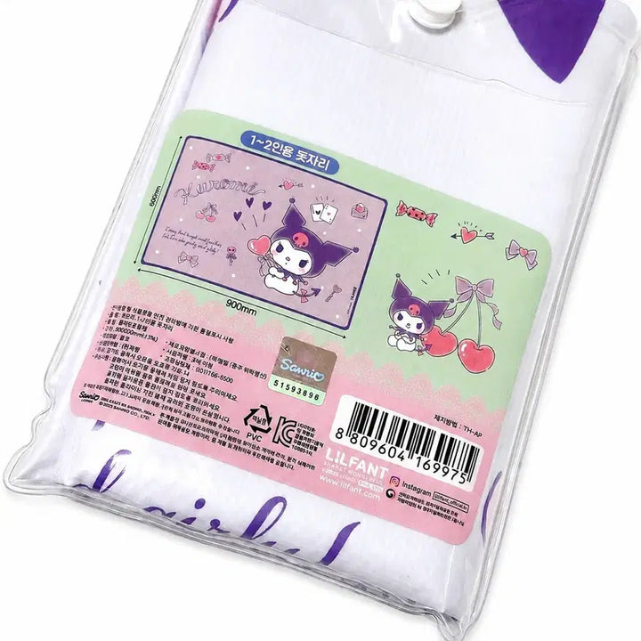 [BUNJANG] Sanrio Kuromi Picnic Mat (1-2 Person) / 산리오 쿠로미 1~2인용 돗자리
