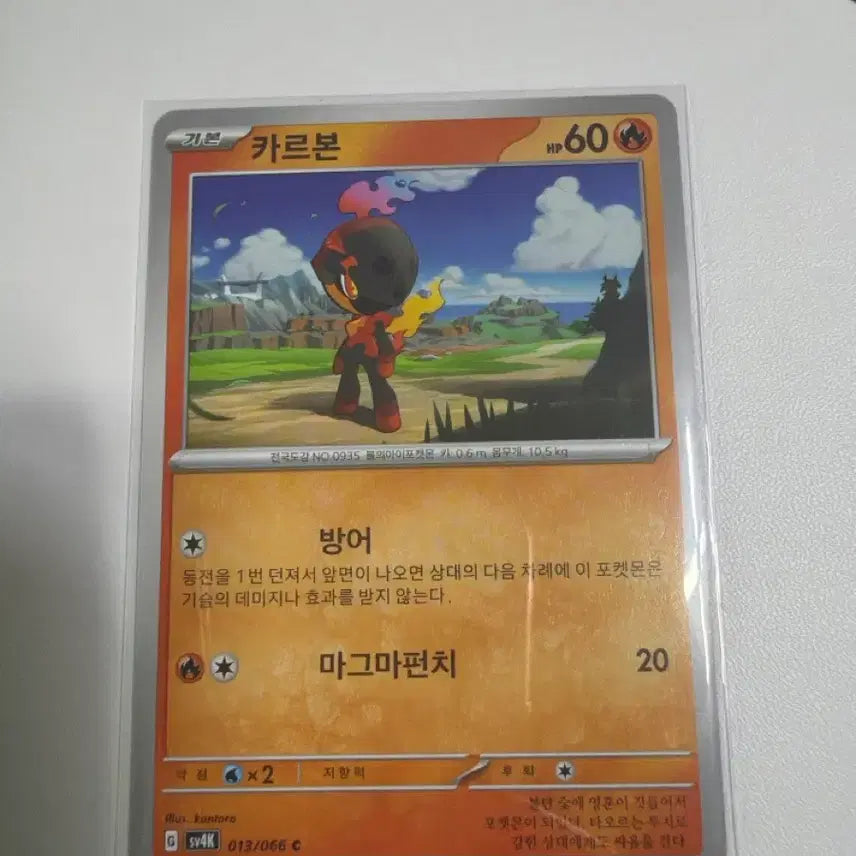 [BUNJANG] Pokemon Card Deck Case Carbon SV4K 013/066 / 포켓몬카드 도감용 덱소스 카르본 sv4k 013/066