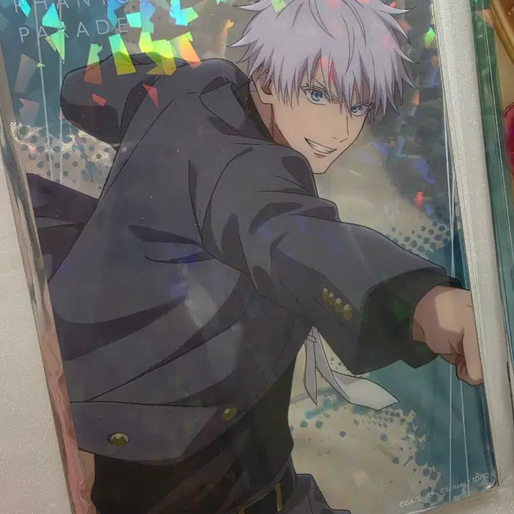 [BUNJANG] Jujutsu Kaisen Phantom Parade Clear Card Set - Satoru Gojo / 주술회전 팬텀퍼레이드 클리어카드 고죠 사토루 일괄 엽서크기