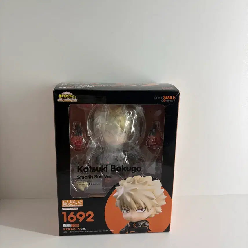 [BUNJANG] My Hero Academia Bakugo Stealth Suit Version Nendoroid / 히로아카 나히아 바쿠고 스텔스 슈트 극장판 넨도