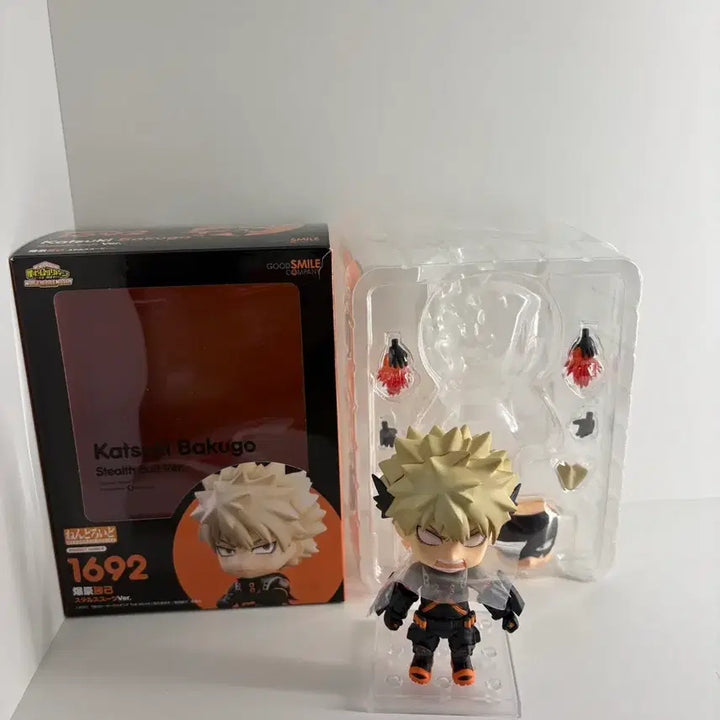 [BUNJANG] My Hero Academia Bakugo Stealth Suit Version Nendoroid / 히로아카 나히아 바쿠고 스텔스 슈트 극장판 넨도