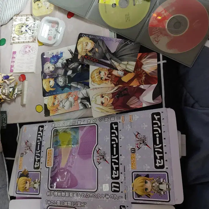 [BUNJANG] Fate/Zero CD Case &amp; Saber Goods Bundle / 페이트 제로 CD 케이스 + 세이버 굿즈 일괄 판매ㅡ최종