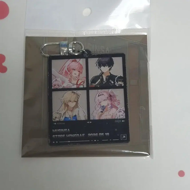 [BUNJANG] Myeongjo Musinsa Four-Cut Keychain / 명조 무신사 네컷 아크릴 키링