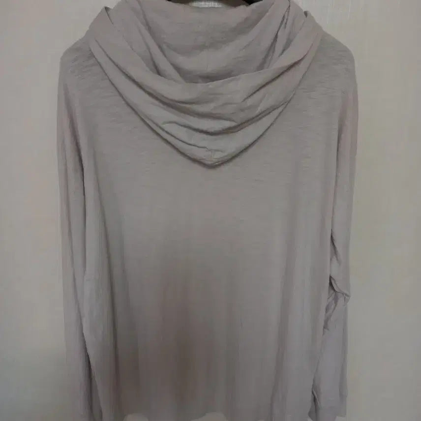 [BUNJANG] Theory Hooded T-Shirt XL (Beige) / 띠어리 후드 티셔츠 105~110 [미사용]