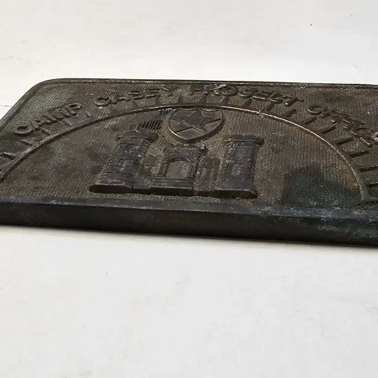 [BUNJANG] Old Camp Casey Copper Plate Military / 오래된 캠프 케이시 동판 밀리터리
