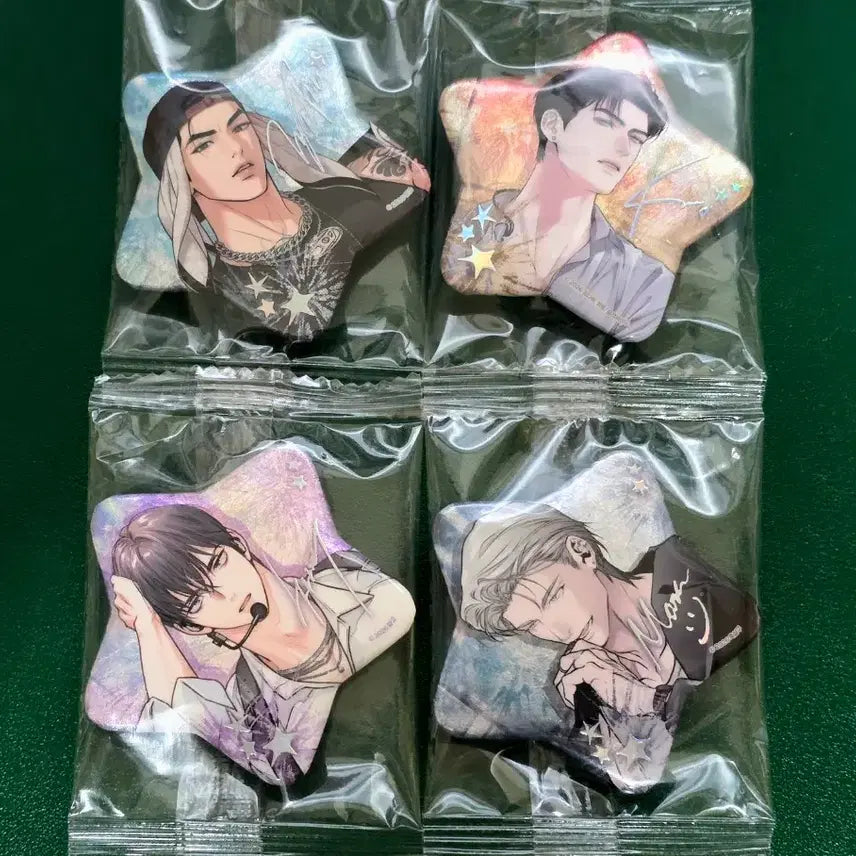 [BUNJANG] Resin Sparkles Can Badge Bundle Set / 레진 스파클즈 캔뱃지 일괄 원가 양도