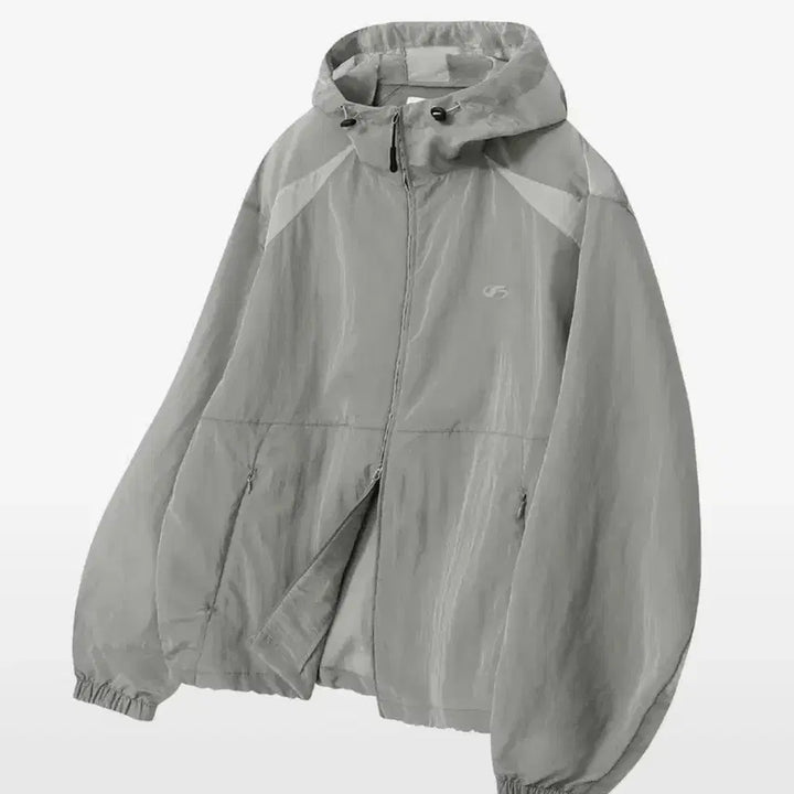 [BUNJANG] Filuminat Shear Leisure Logo Windbreaker L / 필루미네이트 시어 레저 로고 윈드브레이크 L