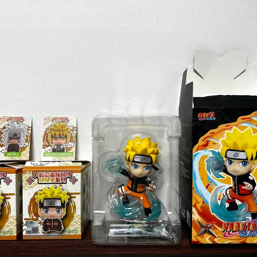 [BUNJANG] Pop Mart Naruto Gacha Figures (Naruto, Minato, Jiraiya) / 나루토 팝마트 정품 가챠 피규어 (나루토 미나토 지라이야)