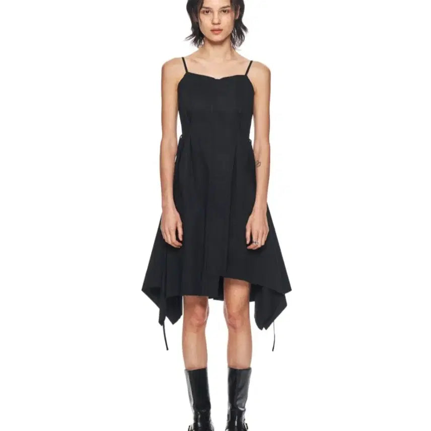 [BUNJANG] Matinkim Asymmetric Layered Zip-Up Dress / 마뗑킴 언발란스 레이어드 집업 드레스