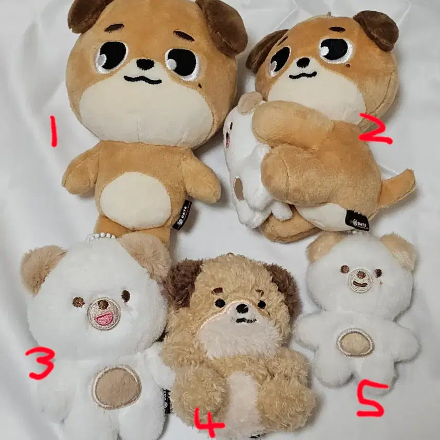 [BUNJANG] Day6 Dowoon Dennimals Pouch Keychain Bundle Set / 데이식스 도운 데니멀즈 굿즈 엠디 처분 쁘멀 일본 파우치 키링