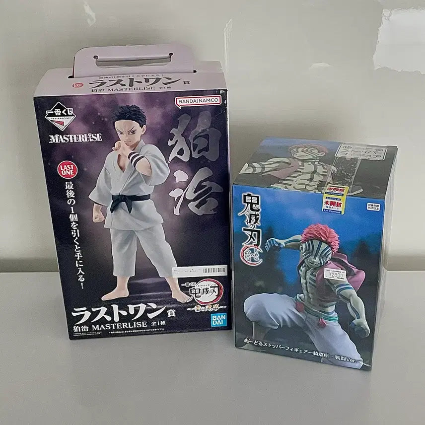 [BUNJANG] Demon Slayer Ichiban Kuji Hakuji Last One Figure &amp; Akaza Noodle Stopper / 귀멸의칼날 제일복권 하쿠지 라스트원 피규어+아카자 누들스토퍼