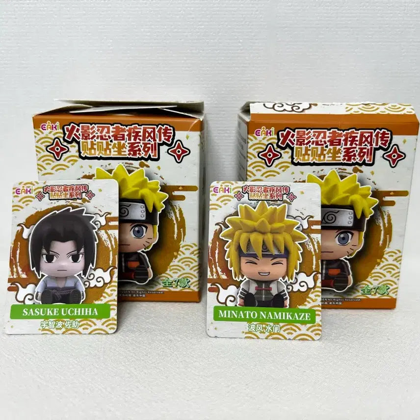 [BUNJANG] Pop Mart Naruto Sasuke Minato Figure Bundle Set / 나루토 팝마트 정품 피규어 (사스케 미나토) 일괄판매