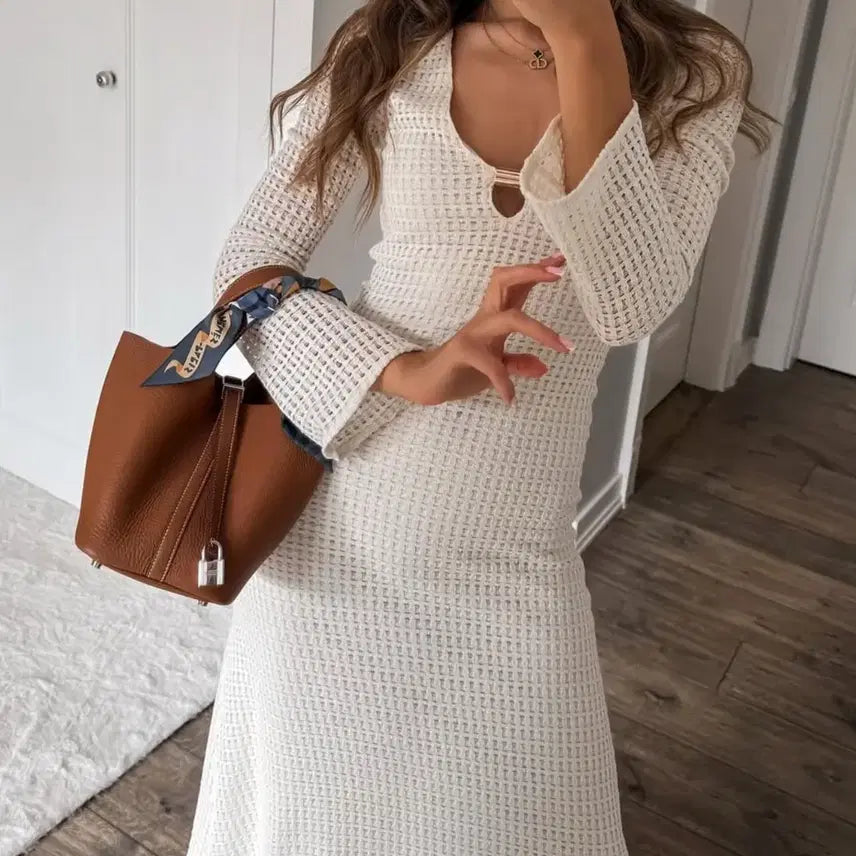 [BUNJANG] Zara Crochet Midi Dress / 자라 크로셰 미디 드레스