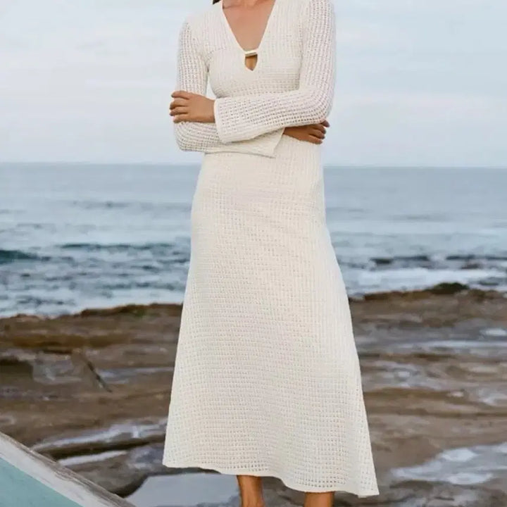 [BUNJANG] Zara Crochet Midi Dress / 자라 크로셰 미디 드레스