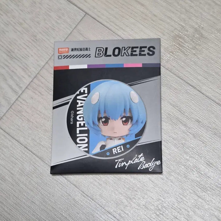 [BUNJANG] Blockids Evangelion Rei Ayanami Badge (Sealed) / (완전 미개봉 새상품)블로키즈 에반게리온 레이 뱃지