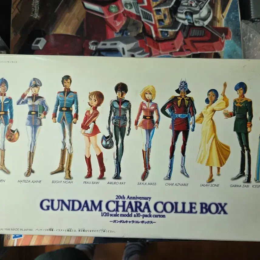 [BUNJANG] Bandai Gundam Character Collection Box 1/20 Scale 10 Types Unsealed / 반다이 건담 캐릭터 콜렉션 박스 1/20 스케일 10종 미개봉 고전프라