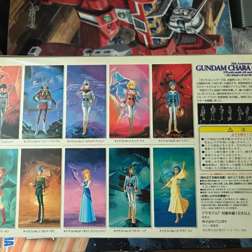 [BUNJANG] Bandai Gundam Character Collection Box 1/20 Scale 10 Types Unsealed / 반다이 건담 캐릭터 콜렉션 박스 1/20 스케일 10종 미개봉 고전프라