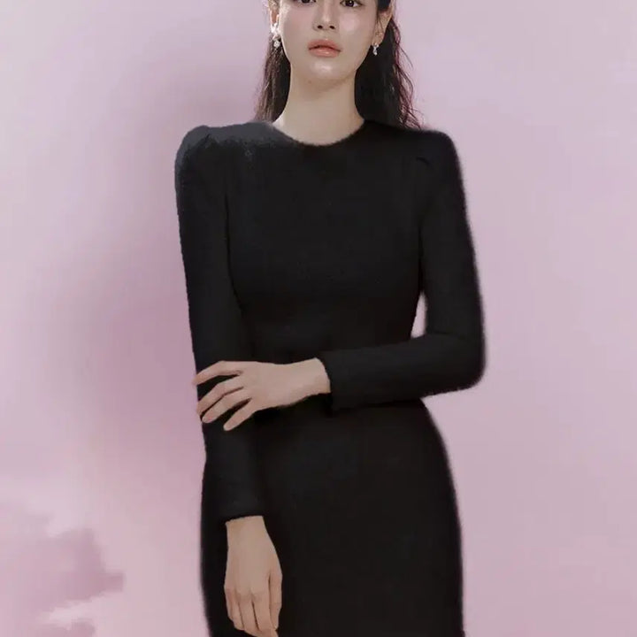 [BUNJANG] Ivana Helsinki Fleece Jersey Dress / 이바나헬싱키 Fleece jersey dress