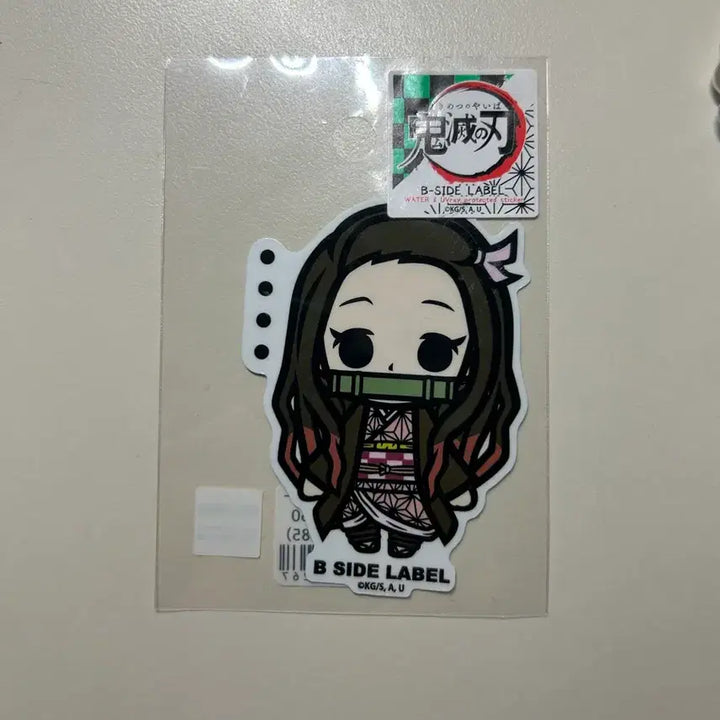 [BUNJANG] Demon Slayer Nezuko B-SIDE LABEL Sticker / 귀멸의 칼날 네즈코 B-SIDE LABEL 스티커