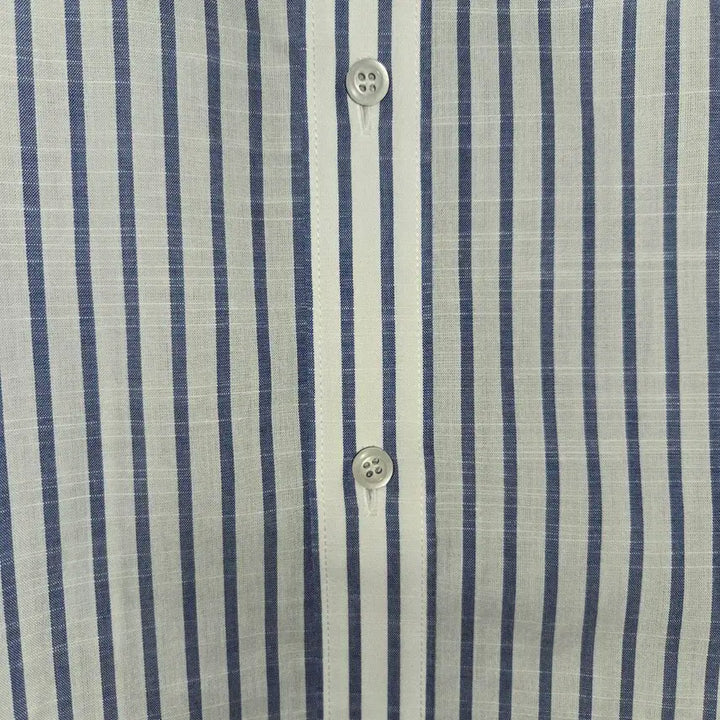 [BUNJANG] S.T. Dupont Classic Stripe Short Sleeve Shirt / S.T. Dupont 클래식 스트라이프 반팔 셔츠 105새제품