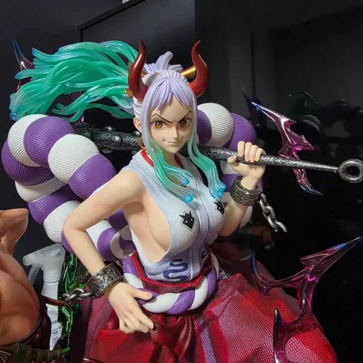 [BUNJANG] LX Yamato &amp; Ace Resin Statue / 원피스 레진 lx 야마토&amp;에이스
