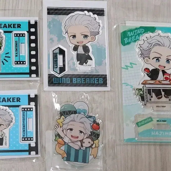 [BUNJANG] Wind Breaker Umemiya Acrylic Bundle Set / 윈브레 우메미야 아크릴 일괄