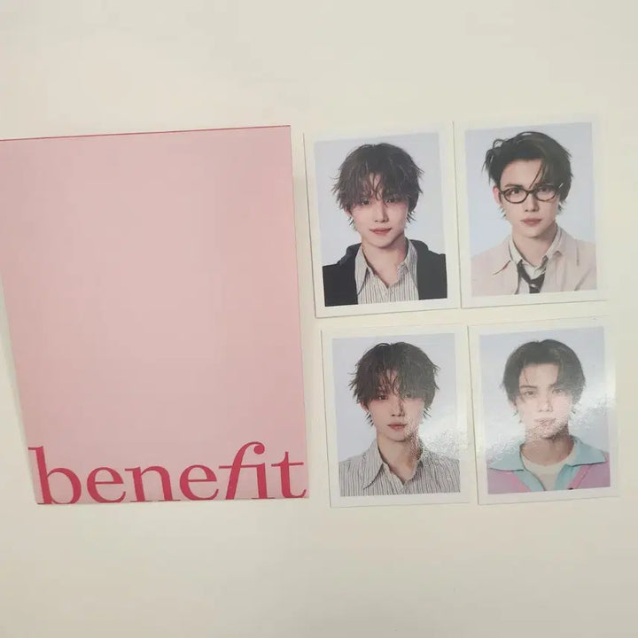 [BUNJANG] Benefit Yeonjun Photocard Holder Full Set / 베네피트 연준 증사 하트 키링 포토폴더 풀셋