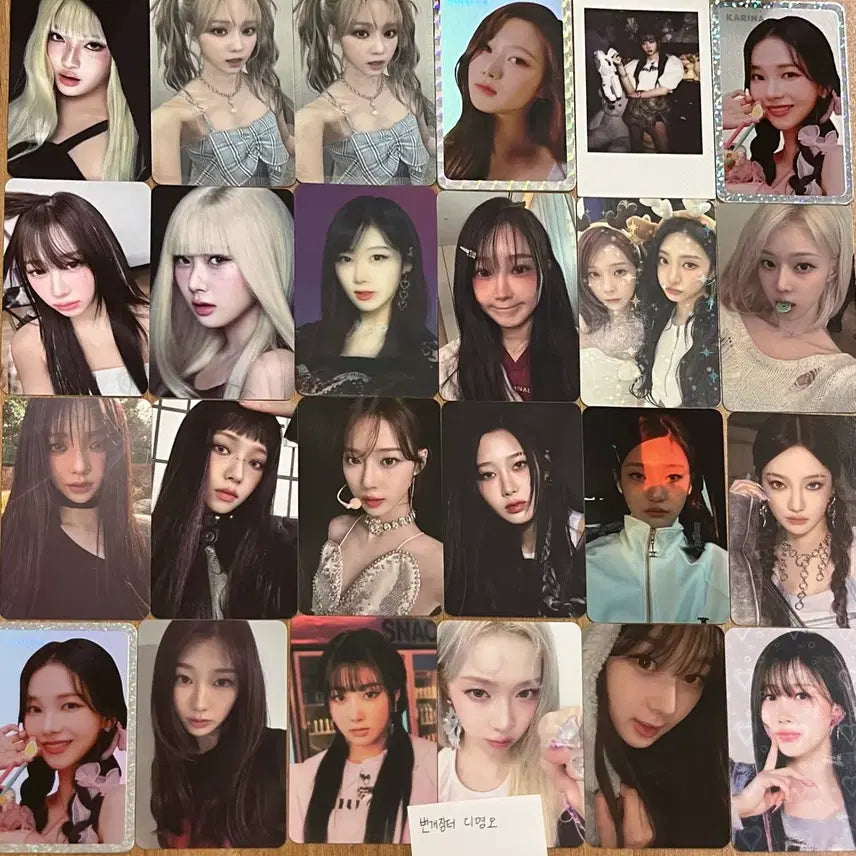 [BUNJANG] aespa Bundle Set Photocard / [일괄 양도]에스파 포토카드 일괄 판매