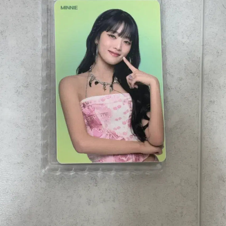 [BUNJANG] G)I-DLE Minnie Signed Photocard / 아이들 민니 싸인 포카
