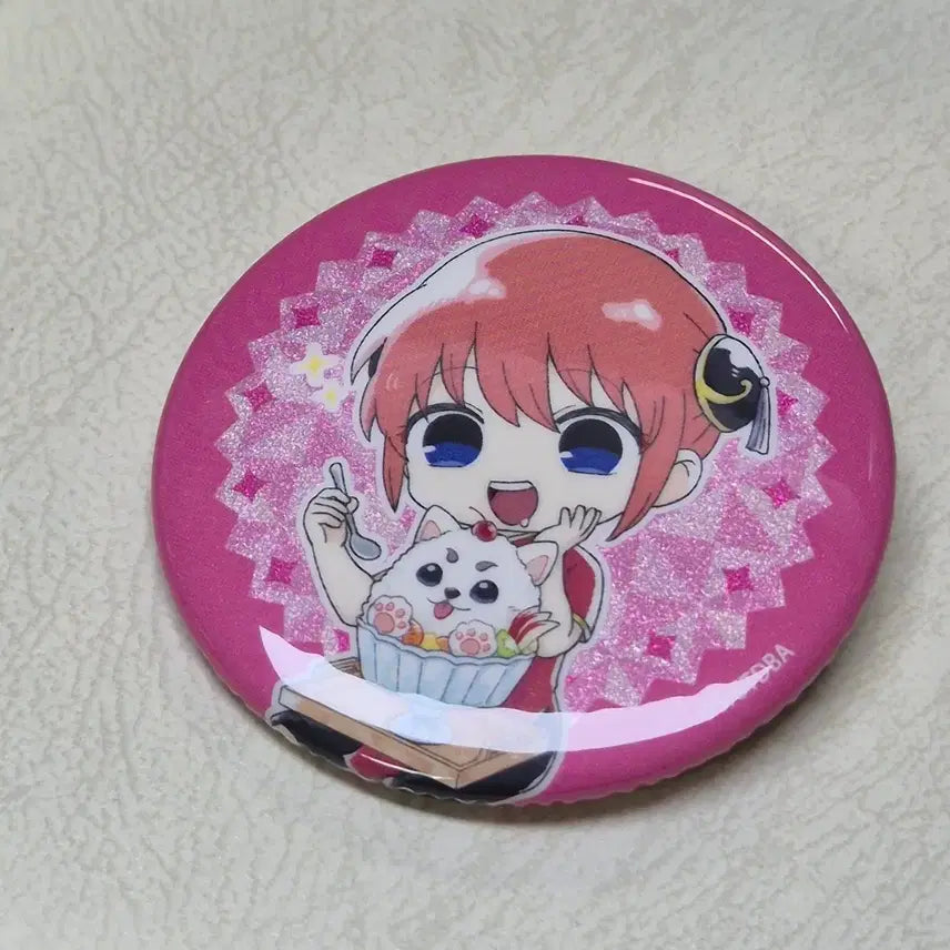 [BUNJANG] Gintama Kagura Summer Shaved Ice Can Badge - Animate Exclusive / 은혼 카구라 빙수 여름 캔뱃지 애니메이트