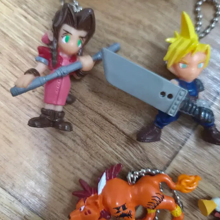 [BUNJANG] Final Fantasy VII Classic Figure Keychain Full Set / 파이널판타지7 피규어 키링 고전  풀세트