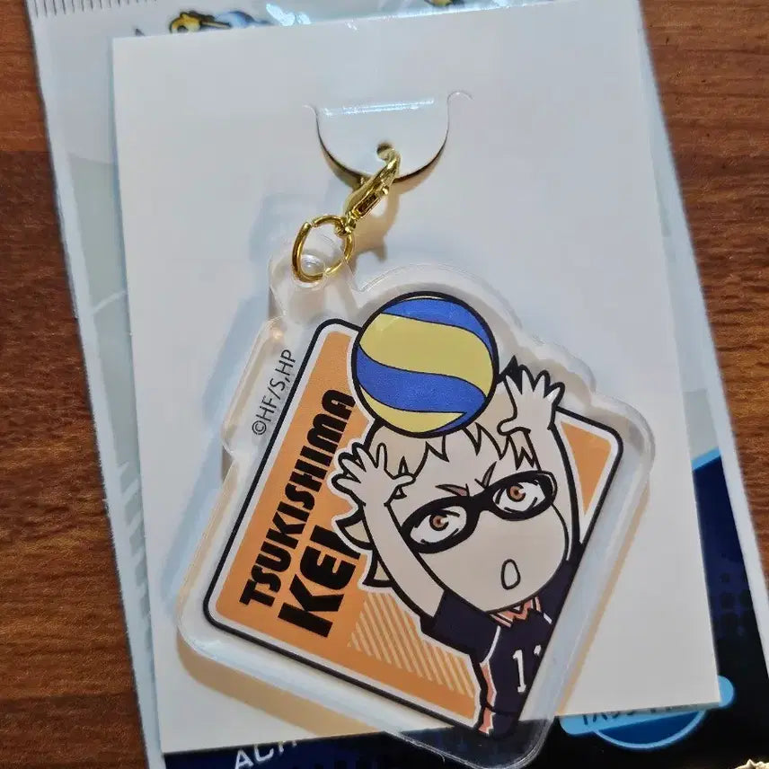 [BUNJANG] Daiso Haikyuu!! Random Acrylic Charm Tsukishima Kei / 원가이하 다이소 하이큐 랜덤 아크릴참 츠키시마 케이