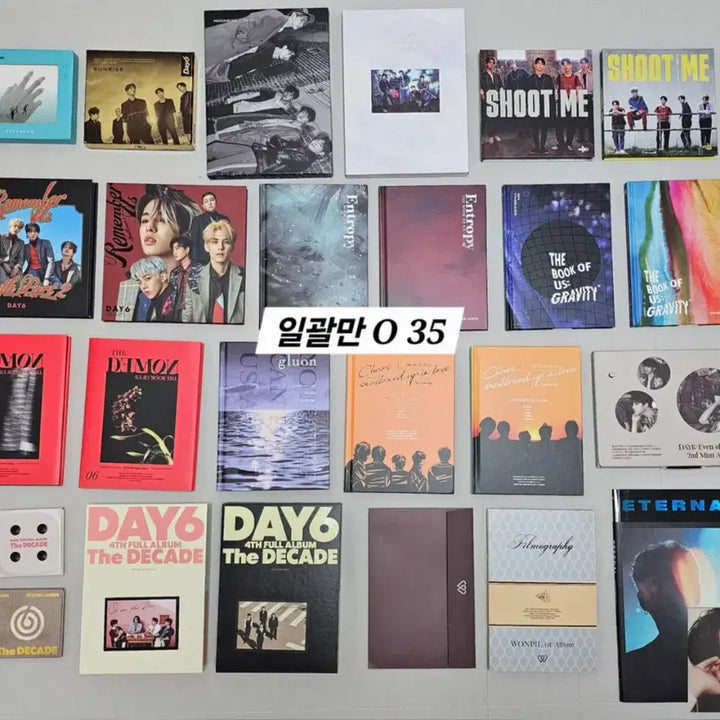 [BUNJANG] Day6 Album Bundle Set (Filmmography, Demon, Entropy, Solo) / 데이식스 앨범 일괄 양도 필모그래피 데몬 엔트로피 솔로 성진영케이원필도운