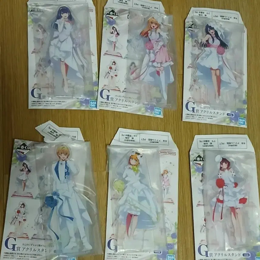 [BUNJANG] The Idolmaster Ichiban Kuji G Prize Acrylic Stand Set (6 Types) / (직거래3.3)최애의 아이 이치방쿠지 G상 아크릴스탠드 6종세트