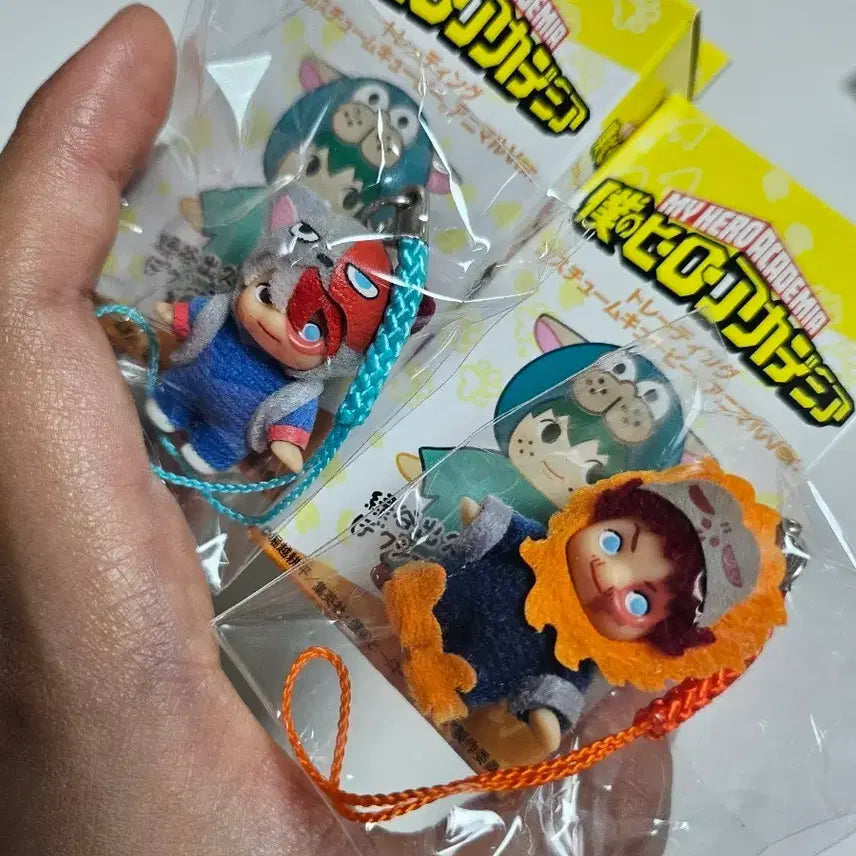 [BUNJANG] My Hero Academia Qposket Todoroki &amp; Endeavor Keychain Set / 나의 히어로 아카데미아 큐피 키링 [쇼토+엔데버]
