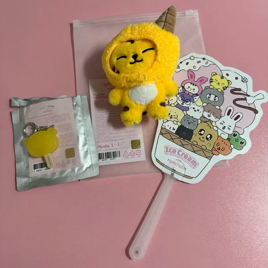 [BUNJANG] SEVENTEEN HOSHI TAPTAP Ice Cream Pop-up Lucky Draw Mini Keyring Bundle Set / 세븐틴 미니틴 호시 탐탐 아이스크림 팝업
