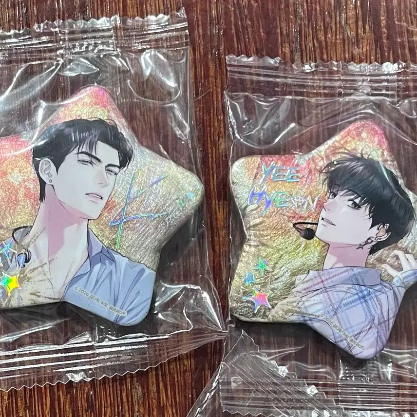[BUNJANG] Jaimi Shop Resin Pop-up Sparkles Diamond Dust Can Badge Set / 재이미샵 레진 팝업 스파클즈 다이아몬드더스트 캔뱃지 세트