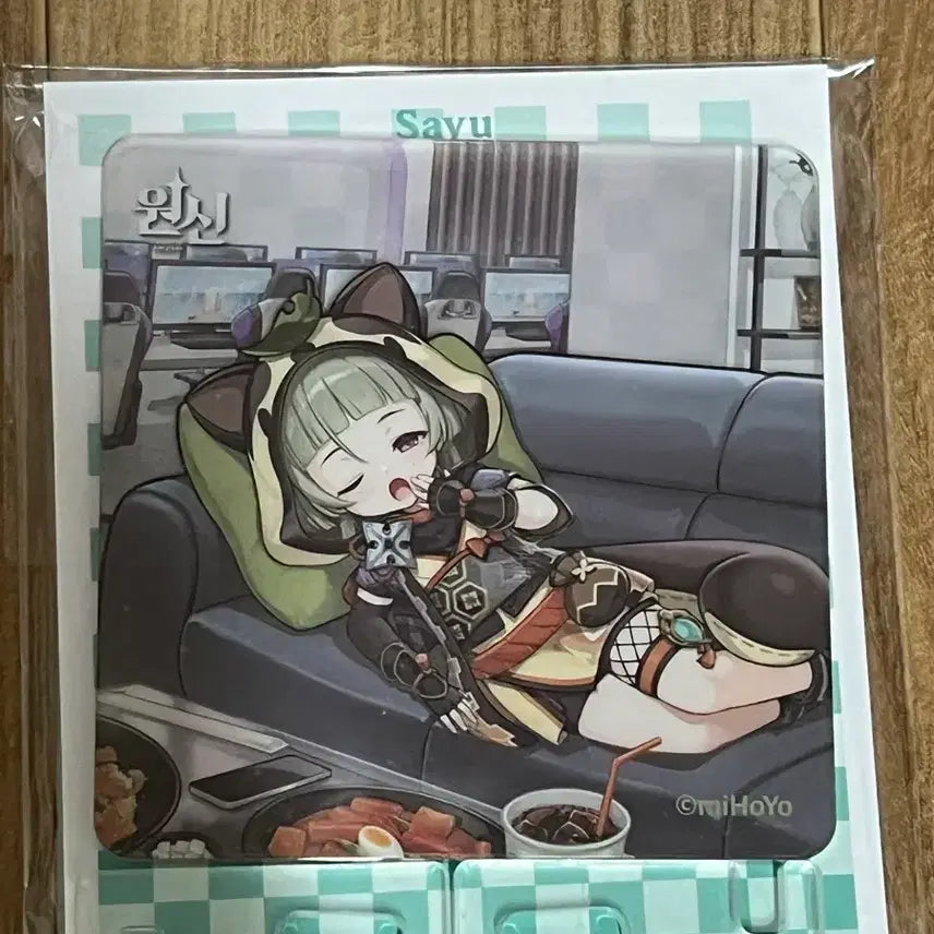 [BUNJANG] Genshin Impact PC Lounge Sanyu Acrylic Stand / 원신 pc라운지 사유 아크릴 스탠드