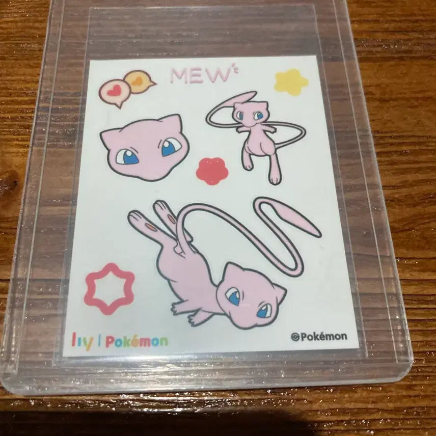 [BUNJANG] Mew Pokemon Seal / 포켓몬 뮤 씰