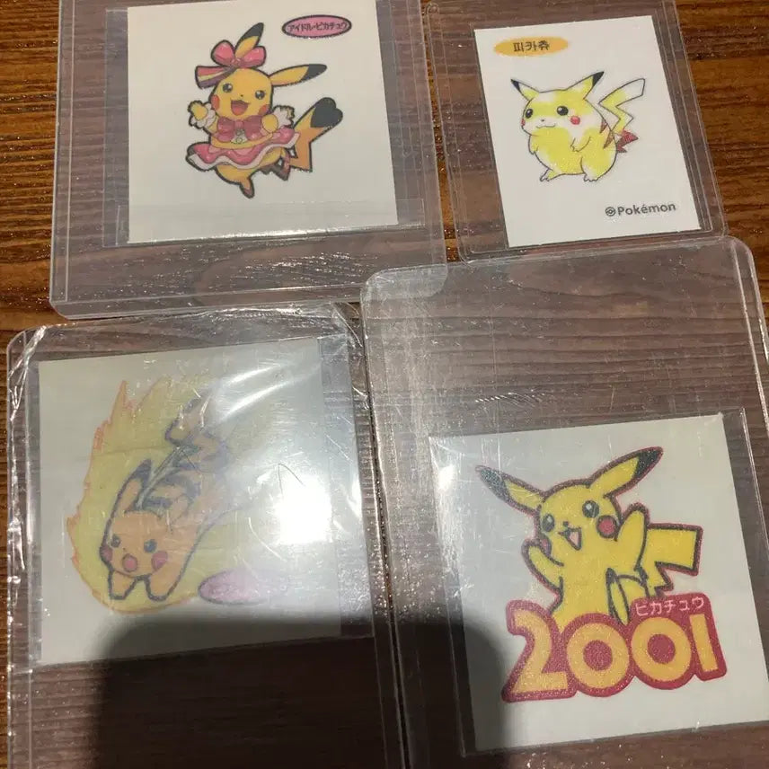 [BUNJANG] Pokemon Pikachu Stickers Collection / 포켓몬 띠부띠부씰 피카츄 모음
