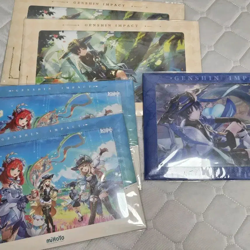 [BUNJANG] Genshin Impact Wanderer Shikishi Bundle Set / 원신 방랑자 색지 일괄