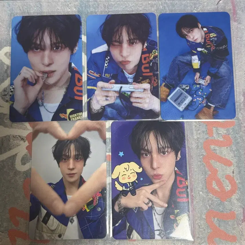 [BUNJANG] ATEEZ Aniteez in Color Pop-Up Yunho Bundle Set Photocard / 일괄)에이티즈 ateez 애니티즈 인 컬러 팝업 윤호 포카 트레카