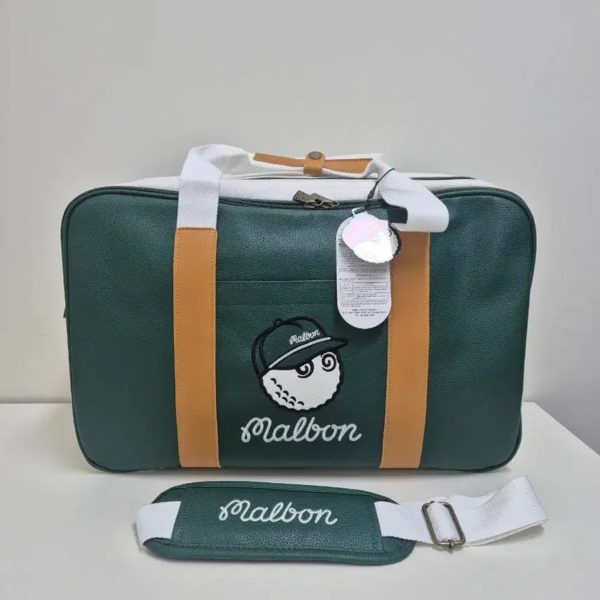 [BUNJANG] Malbon Basic Boston Bag Green / 말본 보스턴백 베이직 그린
