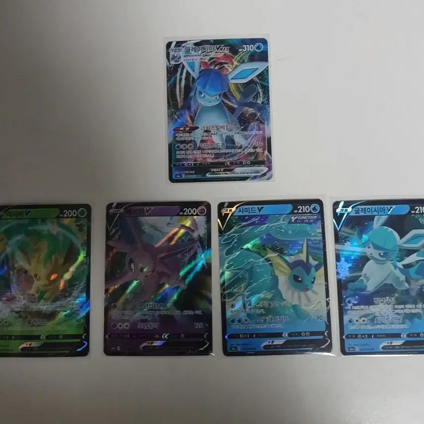 [BUNJANG] Eevee Heroes (S6a) V RR &amp; VMAX RRR Bundle Set / 포켓몬카드 이브이 카드 일괄