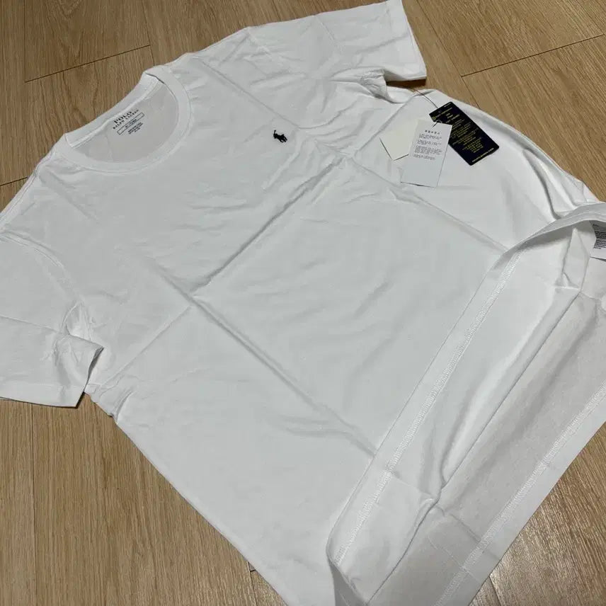 [BUNJANG] Polo Ralph Lauren Basic Short Sleeve T-Shirt White M New / 정품) 폴로 랄프로렌 베이직 반팔 화이트 M 새상품