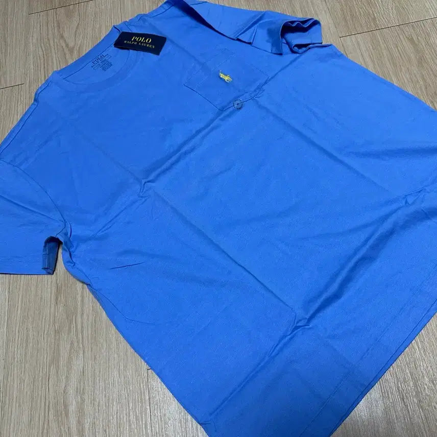 [BUNJANG] Polo Ralph Lauren Basic Pocket T-Shirt Blue M New / 정품) 폴로 랄프로렌 베이직 포켓 반팔 블루 M 새상품