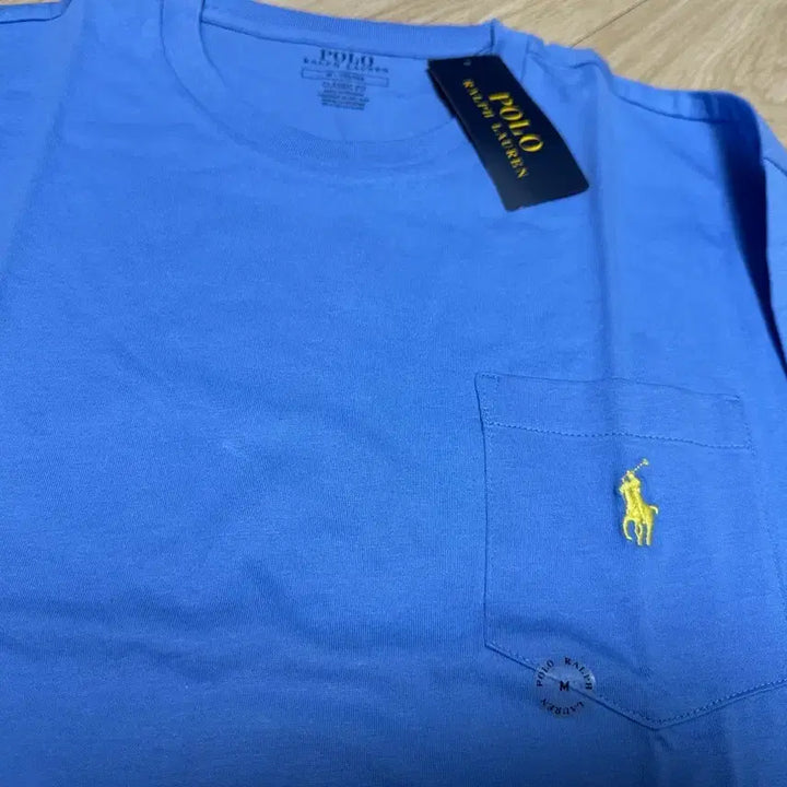 [BUNJANG] Polo Ralph Lauren Basic Pocket T-Shirt Blue M New / 정품) 폴로 랄프로렌 베이직 포켓 반팔 블루 M 새상품