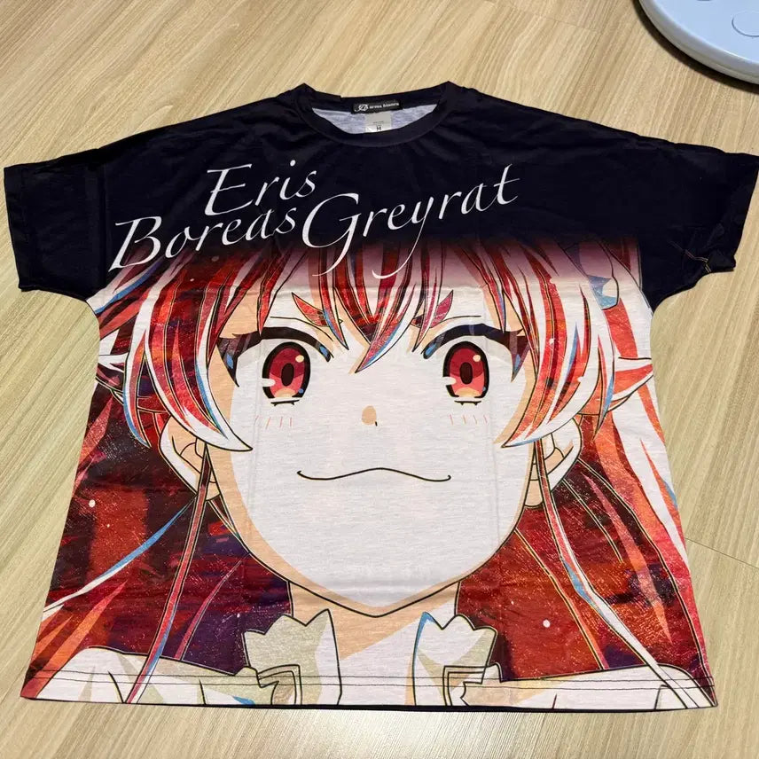 [BUNJANG] MUSHOKU TENSEI Eris Boreas Greyrat Printed T-Shirt Anime Girl Goods Figure / 무직전생 에리스 프린팅 티셔츠 캐릭터 미소녀 굿즈 피규어